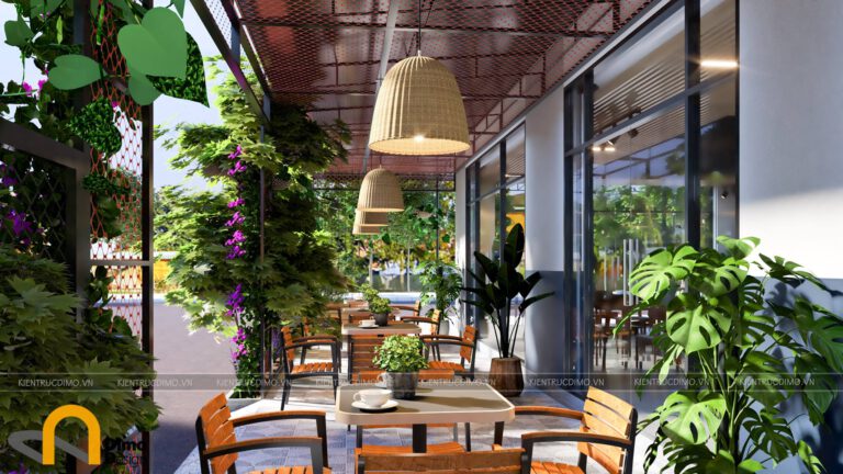 Thiết kế quán coffee ở Hà Tĩnh với 4 điểm khác biệt.
