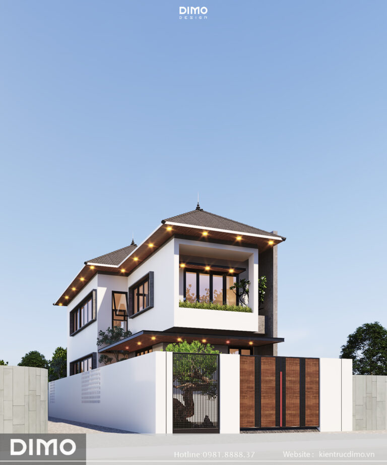 Nhà ở 2 tầng mái nhật 6.5x16m tại Hà Tĩnh